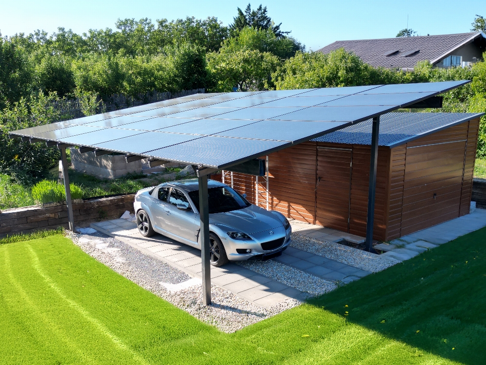 Instalace fotovoltaiky na Carporty